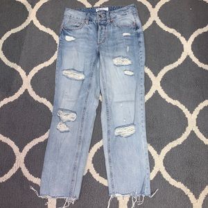 Garage Distressed Boyfriend Jeans
